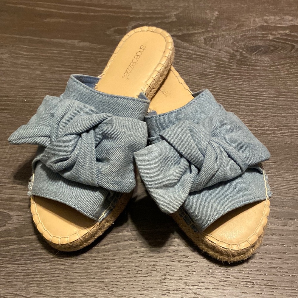 Denim slides